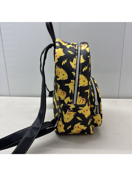 Loungefly Pokemon Pikachu All-Over Print Mini Backpack Black